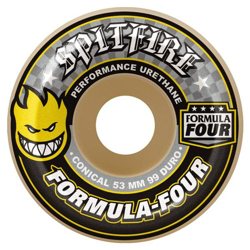 Spitfire F4 Conical Skateboard Wheels 56mm 99A