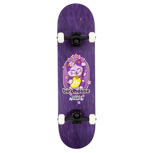 Birdhouse Level 3 Complete Maneki Neko 8.25" Purple