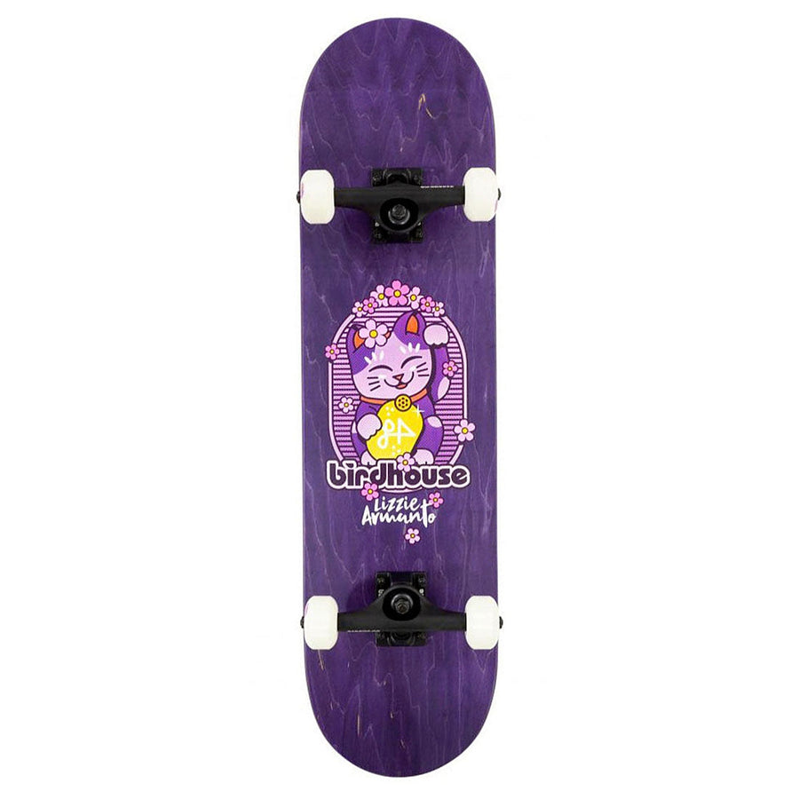 Birdhouse Level 3 Complete Maneki Neko 8.25" Purple