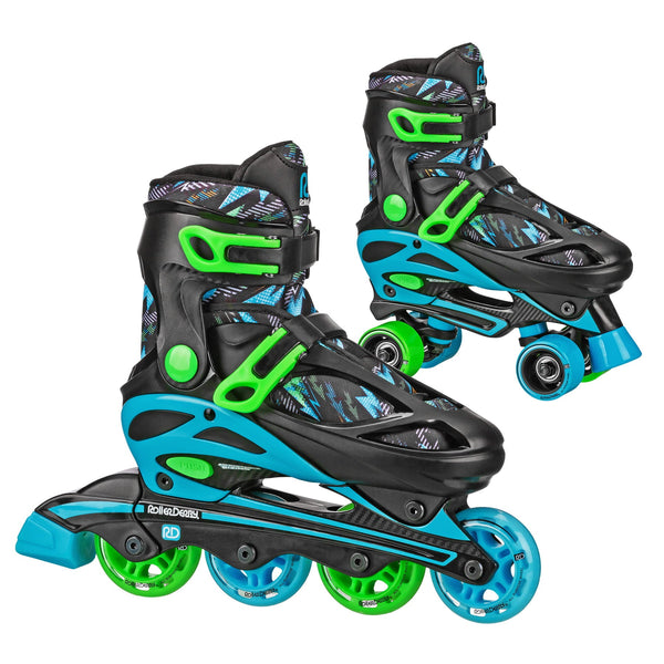 SFR Hurricane III Roller Skates - Pink Blue