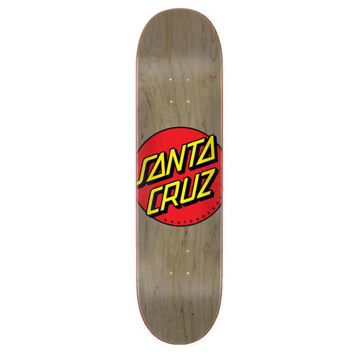 Santa Cruz Skateboard Deck Classic Dot 8.375" Tan