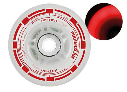 Powerslide Fothon Rage LED Inline Wheels - Skatescool Australia