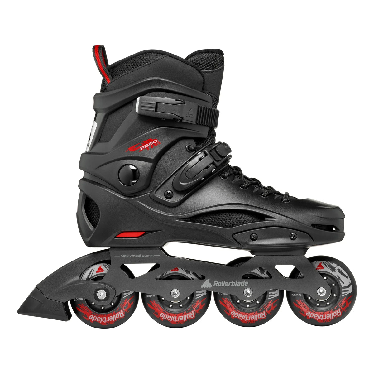 Rollerblade RB 80 Men's Inline Skate - Black/Red