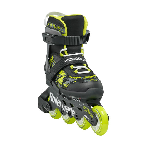 Rollerblade Microblade SL Adj Inline Skates Black/Lime