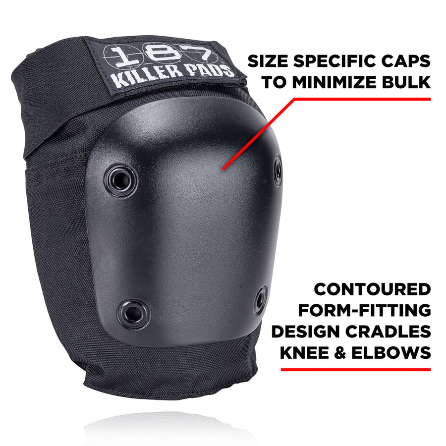 187 Six Pack Killer Pad Set - Black