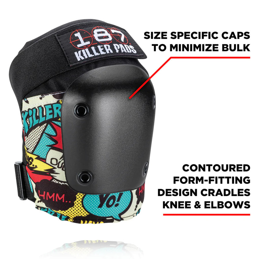 187 Knee & Elbow Pad Combo Pack Comic