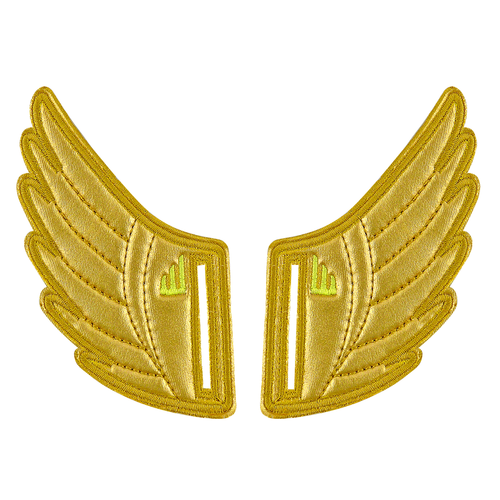 SHWINGS Gold Foil Velcro Wings