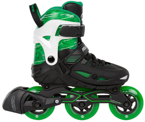 Powerslide Phuzion Universe Adjustable Inline Skates Green 3W