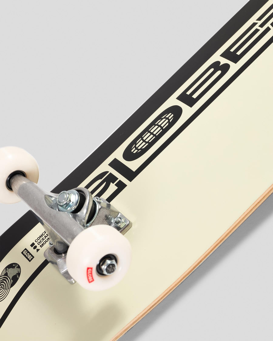 Globe G0 Strype Hard 8.0" Complete - Black/Off-White