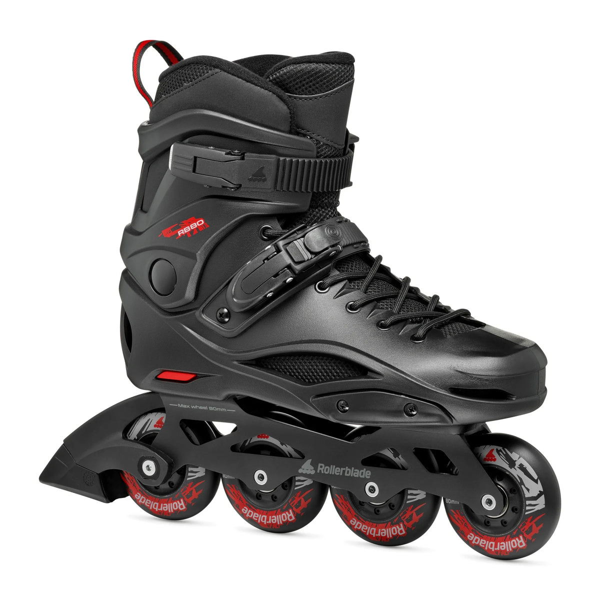 Rollerblade RB 80 Men's Inline Skate - Black/Red