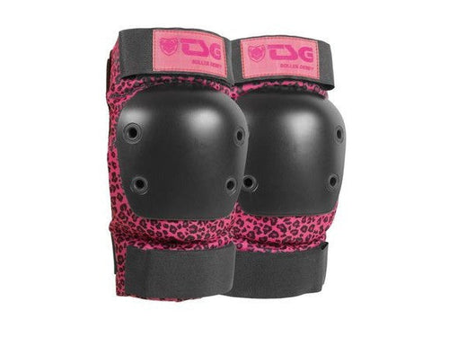 TSG Rollerderby Elbow 2.0 - Pink Leopard - Large