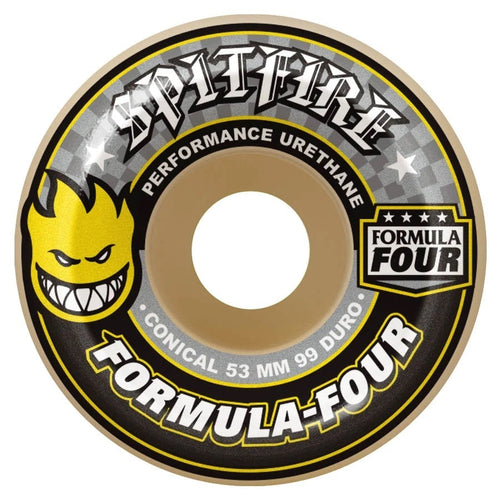 Spitfire Conical F4 99D 52/56mm Skateboard Wheels
