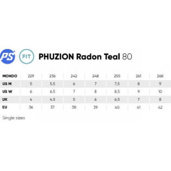 POWERSLIDE PHUZION SMU RADON TEAL 80 INLINE SKATES