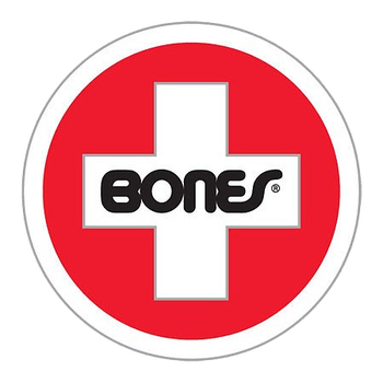 Bones Swiss Cross Sticker - Large