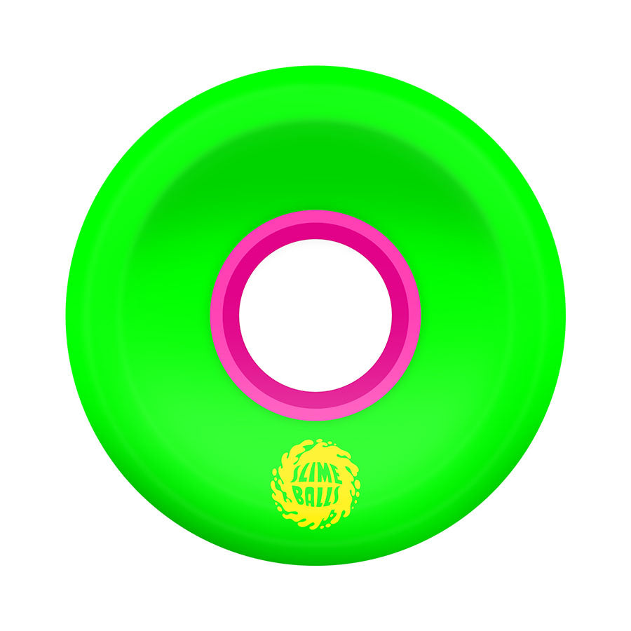 Slime Balls Mini OG Slime Wheels 54.5mm 78a Green Pink