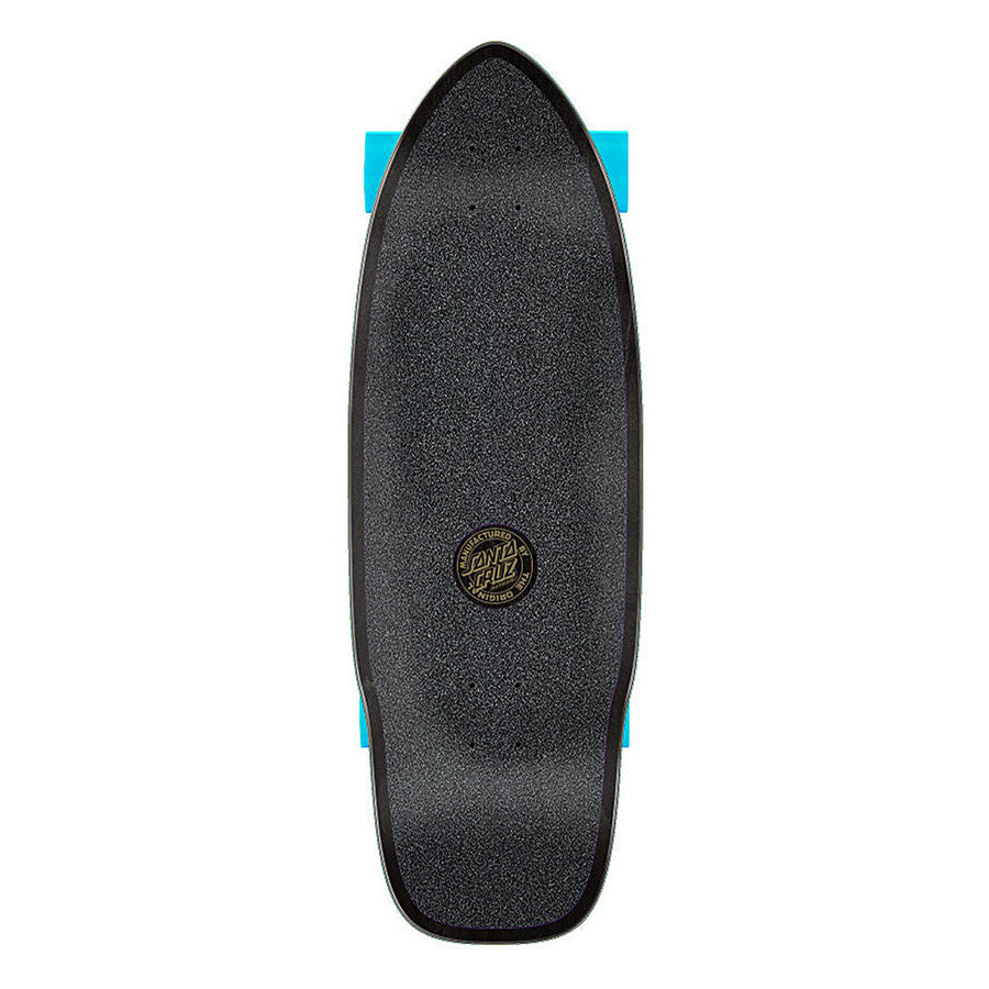 Santa Cruz Wave Dot Cut Back Carver Surf Skate 9.75in