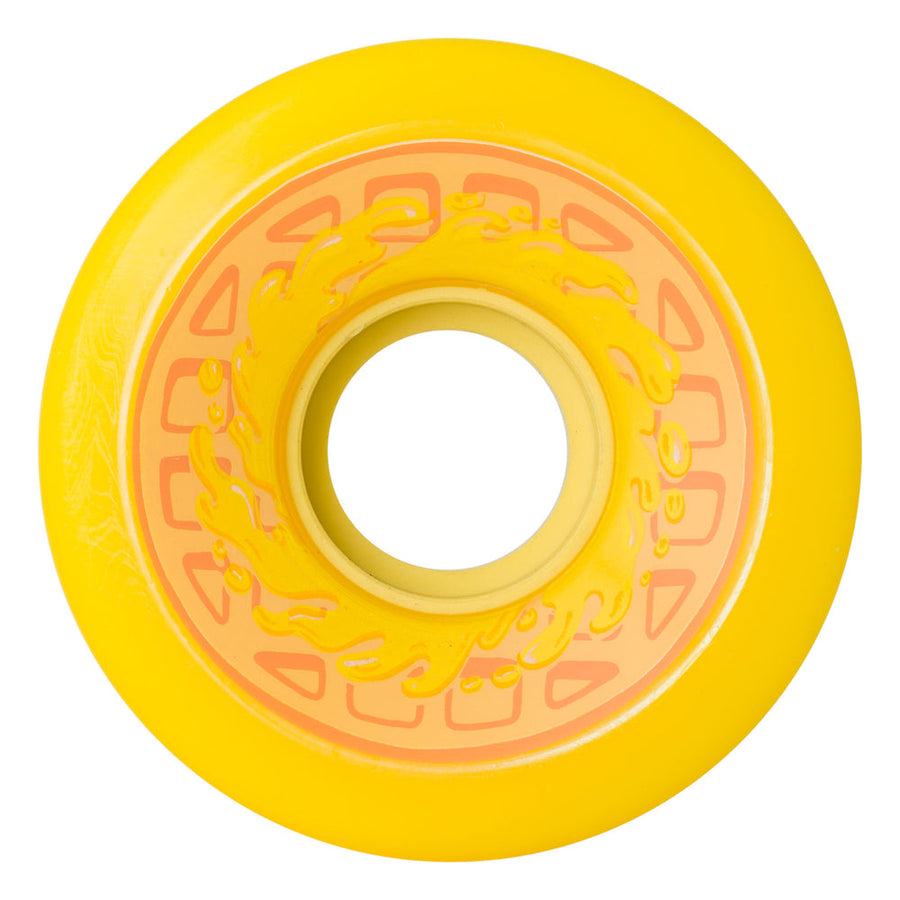 Stranger Things OG Slime Butter Yellow 78a Skateboard Wheels 60mm