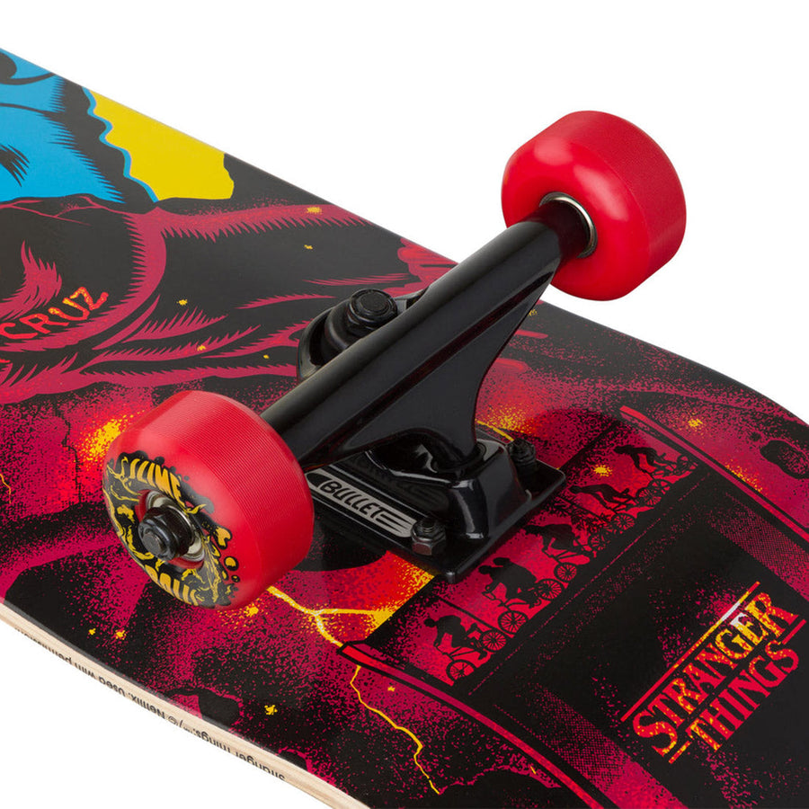 Santa Cruz Stranger Things Screaming Hand Full Skateboard Complete 8.00in