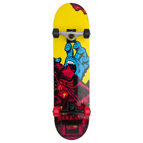 Santa Cruz Stranger Things Screaming Hand Full Skateboard Complete 8.00in