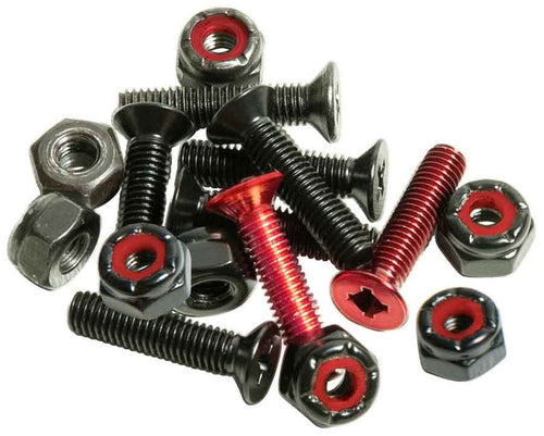 Andale Skateboard Hardware Combo 7/8 Inch - Red
