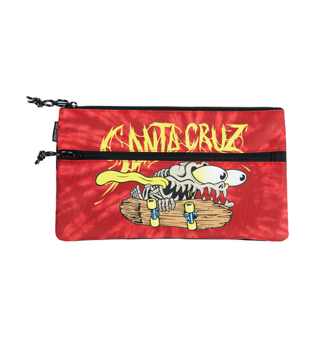 Santa Cruz Bone Slasher Dual Zip Pencil Case