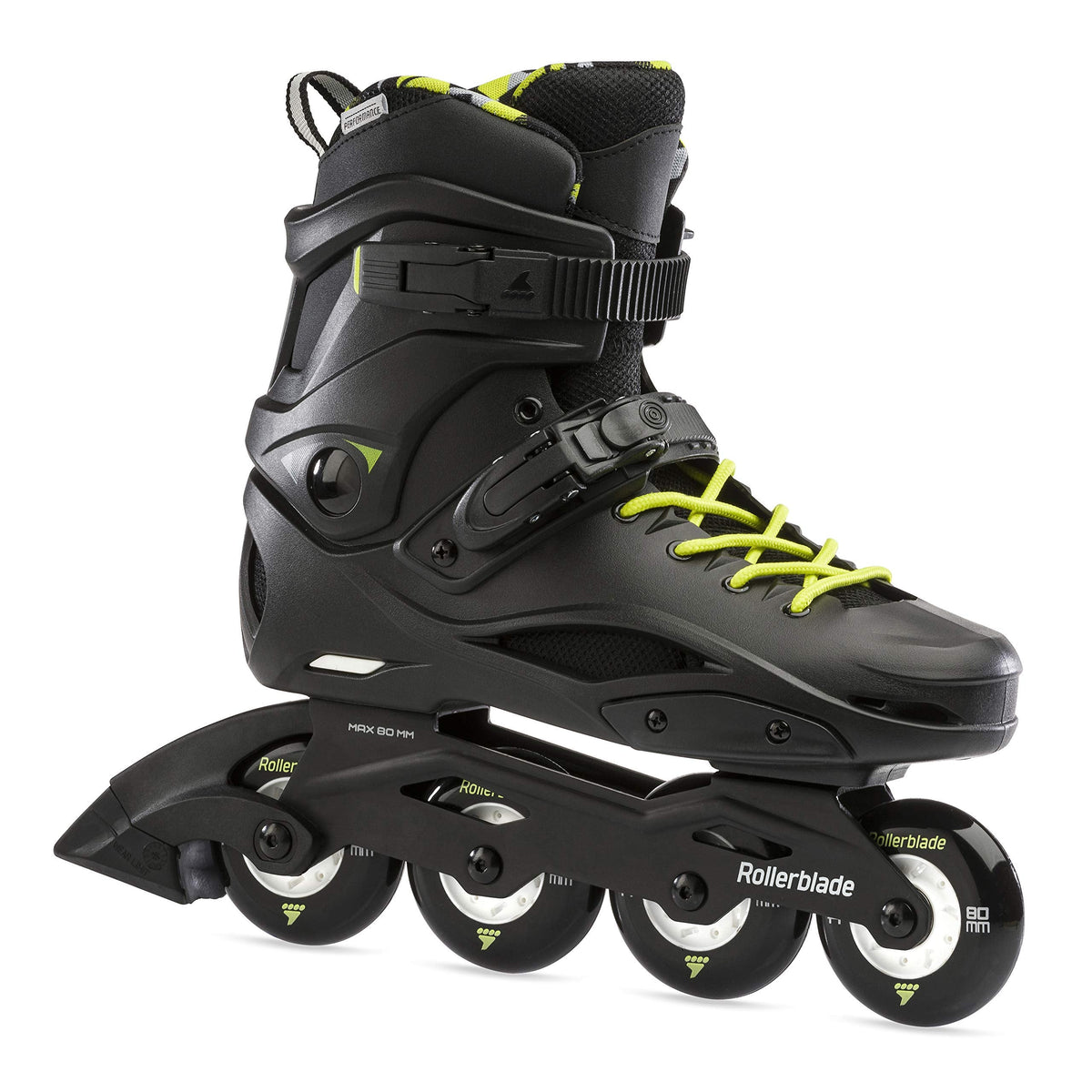 Rollerblade RB Cruiser Inline Skates - Black/Neon Yellow
