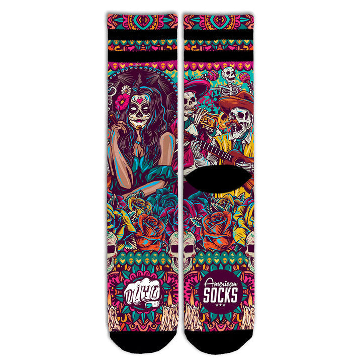 American Socks Signature Dia De Los Muertos - Mid High