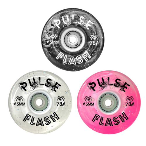 Atom Pulse Flash Glitter Wheels 65mm 78a 4pk