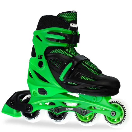 Crazy Inline Skate Blade Size Adjustable Green