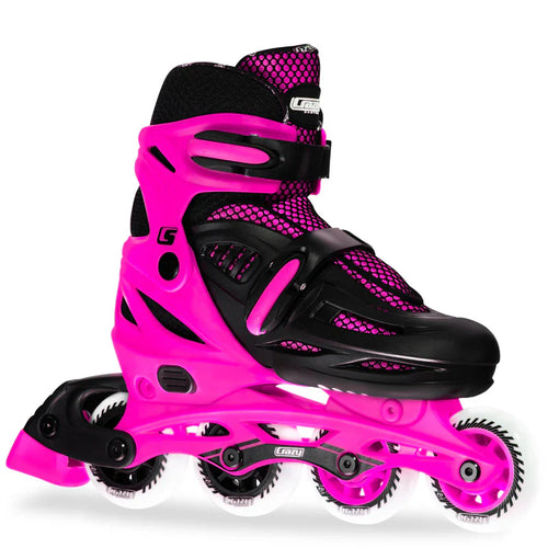 Crazy Inline Skate Blade Size Adjustable Pink