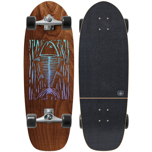 Carver Bluefin CX Raw Complete Surf Skate 28" x 9.25"