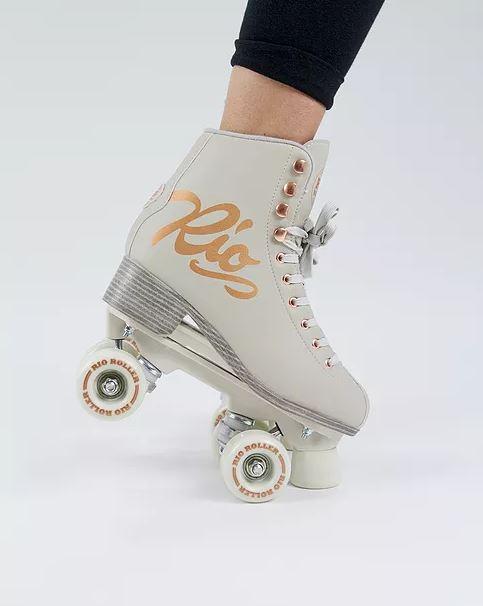 Rio Roller Rose Cream Skates *NO BOX*