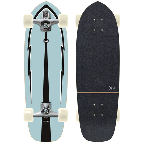 Carver Blue Thunder CX/C7 Raw Complete Surf Skate 30.75" x 9.75"