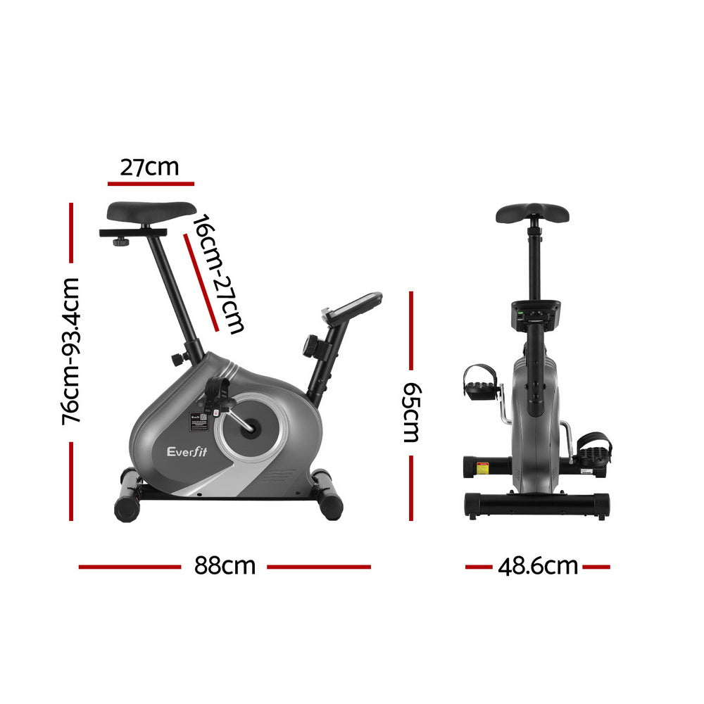 Everfit Under Desk Exercise Bike Magnetic Resistance Cardio workouts 120kg Capacity