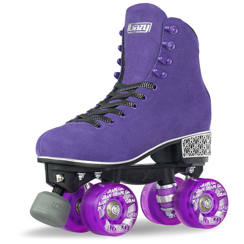 EVOKE SUEDE ROLLER SKATE PURPLE - Skatescool Australia