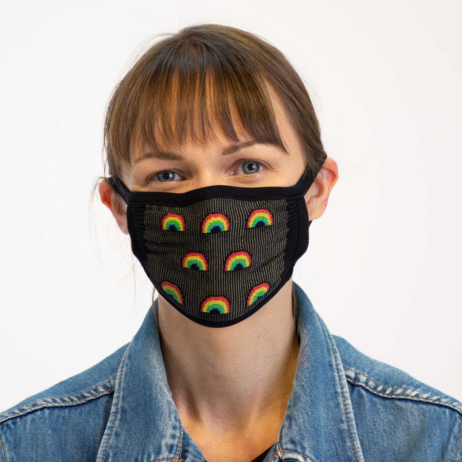 Sock it to Me Classic Black Reusable Face Masks