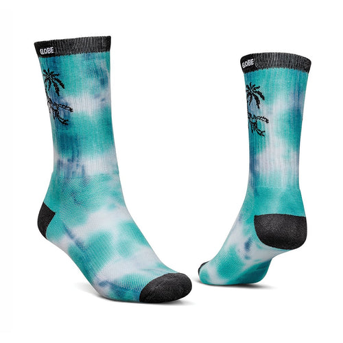 Globe Motion Crew Sock - Mint Tie Dye