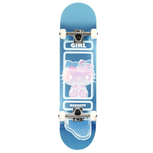 Girl x Sanrio Hello Kitty 50th Anniversary Complete Skateboard Niels Bennett 8.0"