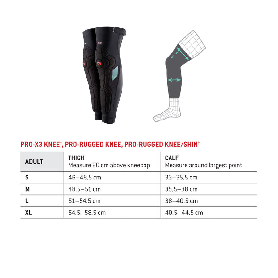 G-Form Pro-Rugged Knee/Shin Guards - Adult