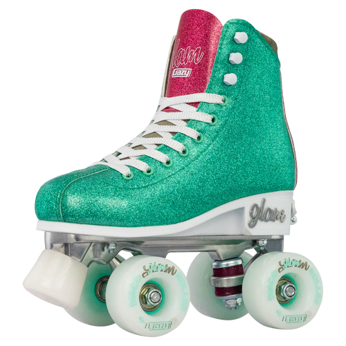 Crazy Glam Adjustable Roller Skates Teal/Pink