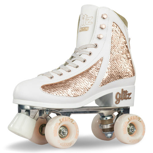 Crazy Glitz Roller Skates Rose Gold
