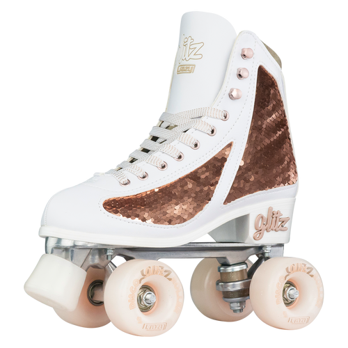 Crazy Glitz Roller Skates Rose Gold