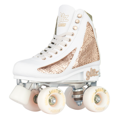 Crazy Glitz Adjustable Roller Skates Rose Gold