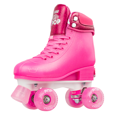 Crazy Glitter Pop Roller Skates Pink
