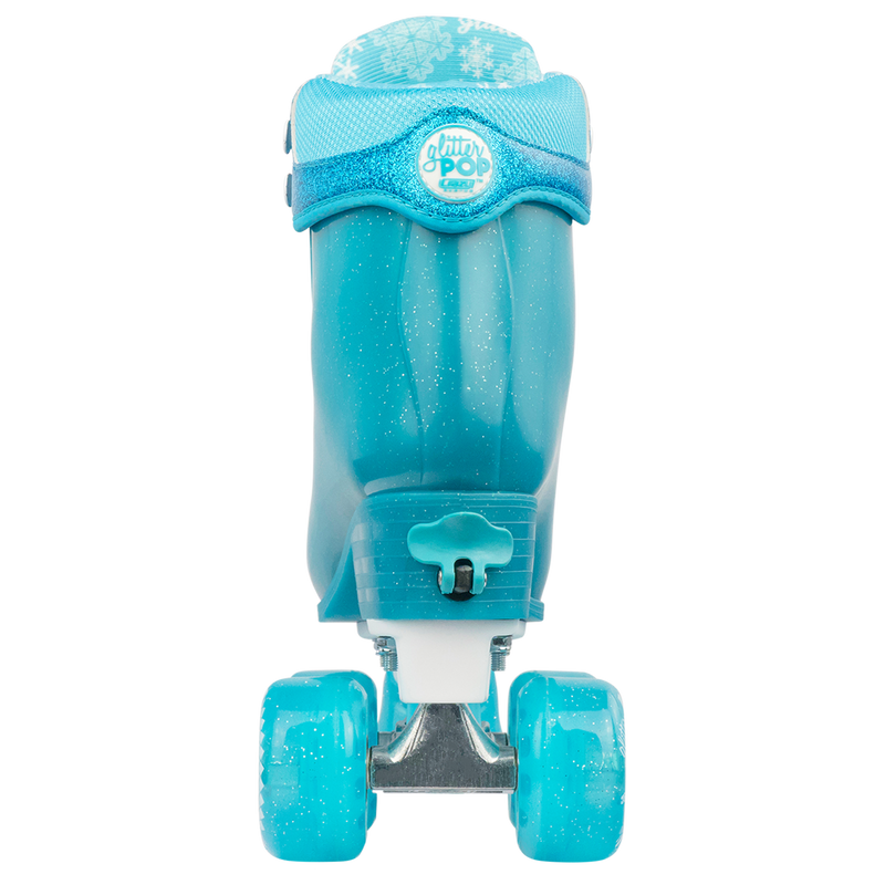 Crazy Glitter Pop Roller Skates Teal