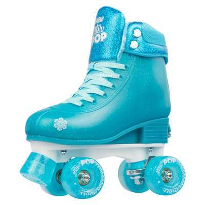 Crazy Glitter Pop Roller Skates Teal