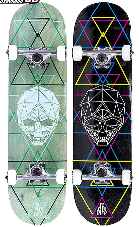 Enuff Geo Skull Skateboard Complete