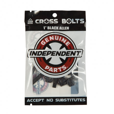 Independent - 1" Allen Hardware Black Pk/8