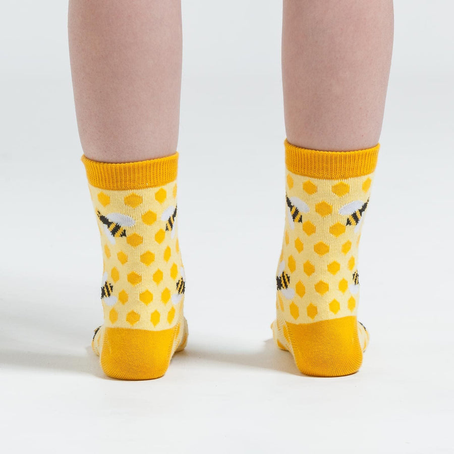 Sock it to Me Bee's Knees Youth Crew Socks