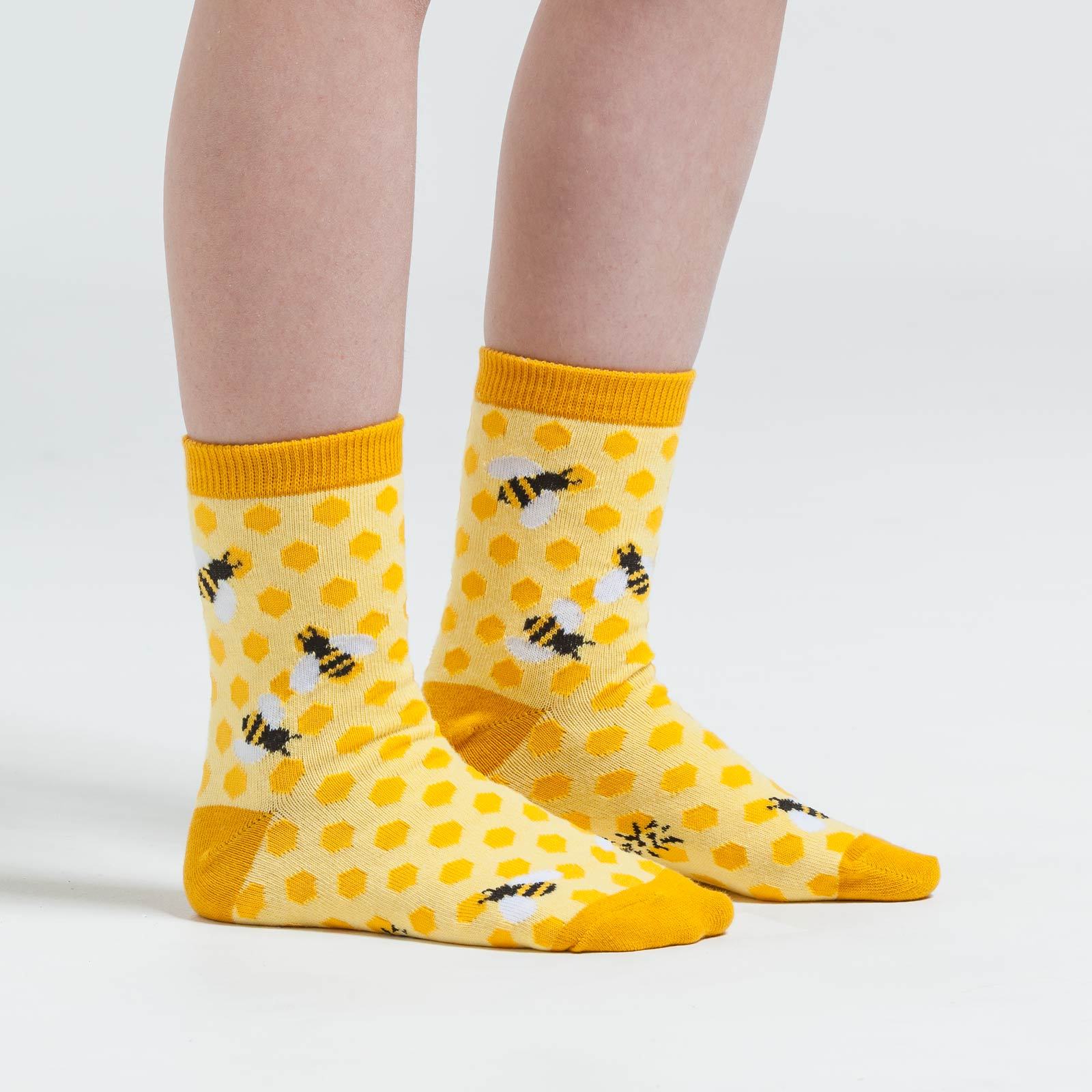 Sock it to Me Bee's Knees Junior Crew Socks